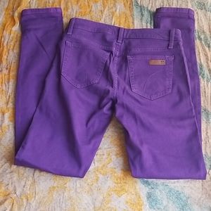 Joe's purple skinny Jean's, sz 28